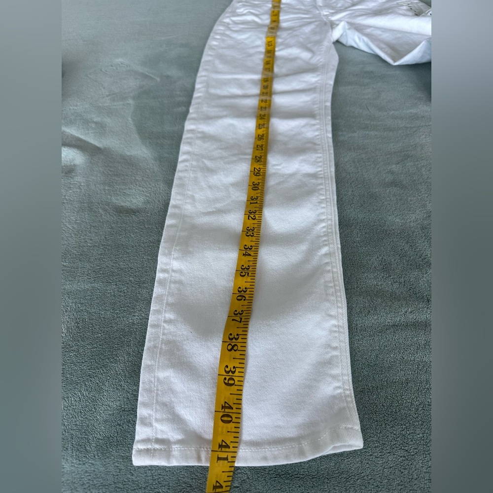 American Eagle Mom Jeans Bright White stretch size 6 28W long, new with tags. - Picture 12 of 16